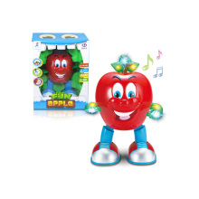 Cartoon Crianças Bateria Dancing Apple Toy (H4871011)